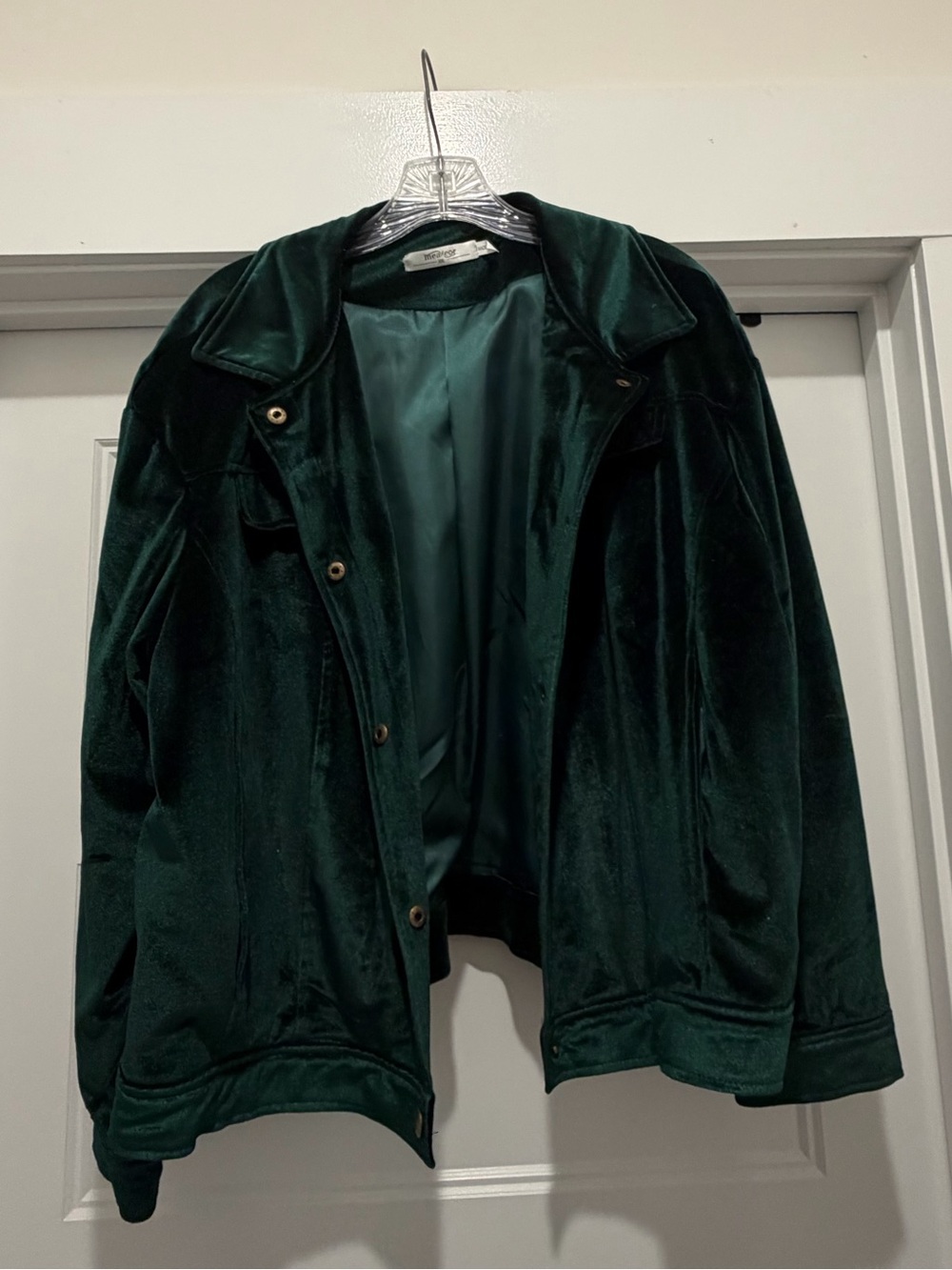 Velvet Forest Green Women's Jacket